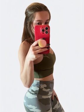 Green Camo Leggings (XS)